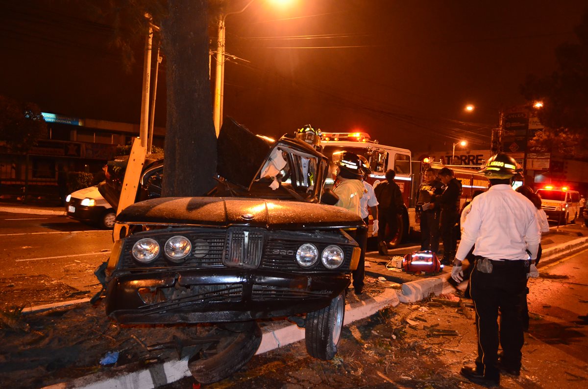 Muchos de los accidentes de tránsito ocurren a causa del alcohol. (Foto Prensa Libre: Hemeroteca PL)