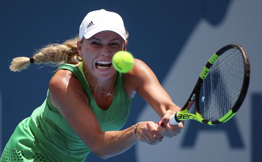 Caroline Wosniacki sumó su séptimo torneo de Sidney sin avanzar a cuartos de final. (Foto Prensa Libre: AP)