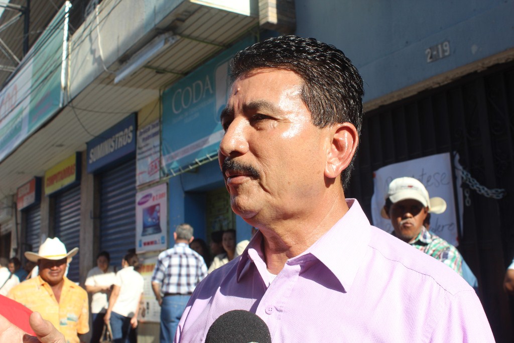 Basilio Cordero, alcalde de saliente de Jutiapa. (Foto Prensa Libre: Óscar González).