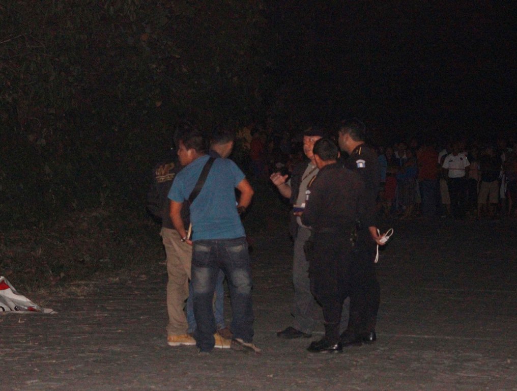 Lugar donde ocurrió el hallazgo en Mazatenango, Suchitepéquez. (Foto Prensa Libre).