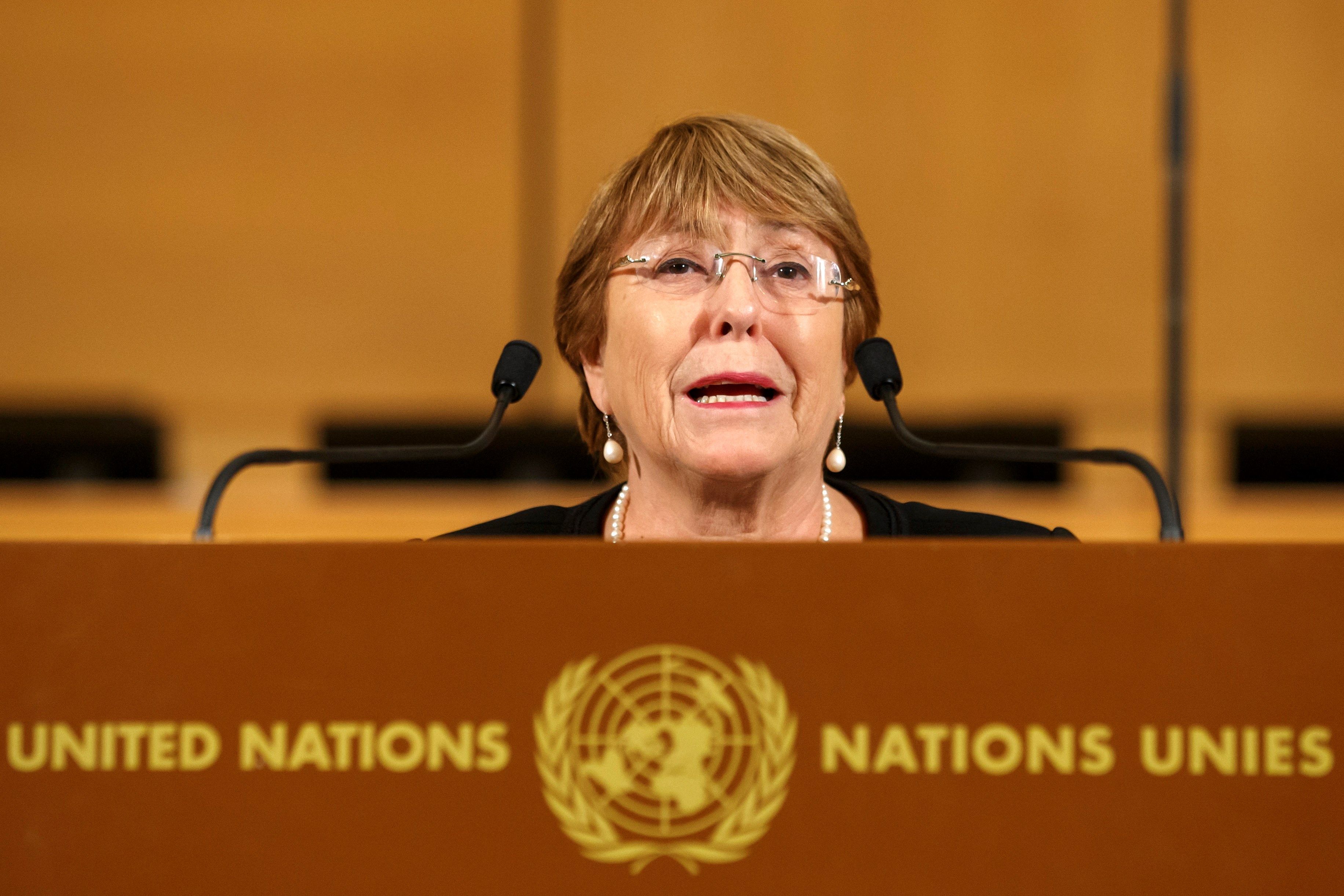 Michelle Bachelet, alta comisionada de derechos humanos de la ONU.  (Foto Prensa Libre: Hemeroteca PL)