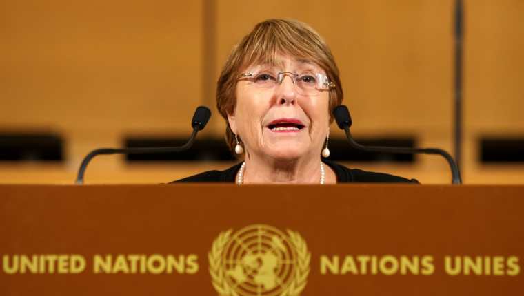 Michelle Bachelet, alta comisionada de derechos humanos de la ONU.  (Foto Prensa Libre: Hemeroteca PL)
