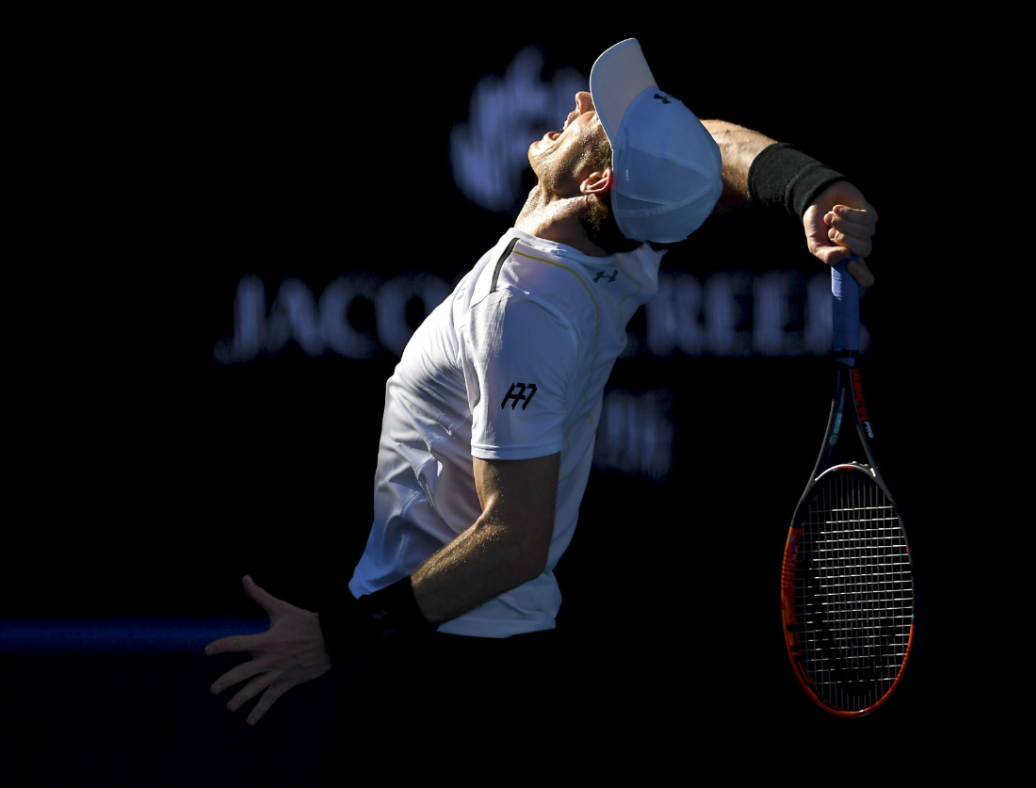 El número uno del Mundo, Andy Murray comenzó bien el Abierto de Australia con una victoria. (Foto Prensa Libre: EFE)