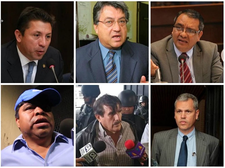 Seis diputados que pertenecieron a la actual legislatura han sido enviados a prisión por diferentes casos. (Foto Prensa Libre: Hemeroteca PL)