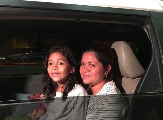 Alison Jimena Valencia Madrid llegó a Houston, Texas para reunirse con su madre Cindy Madrid, de la que había sido separada hacía un mes.