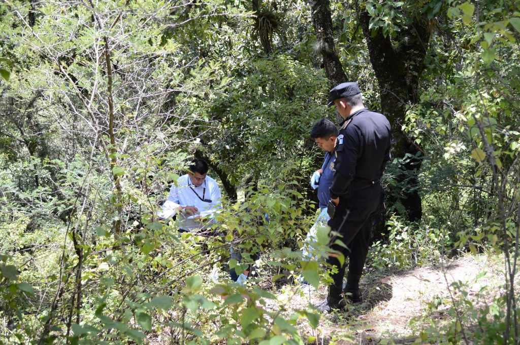 Lugar donde ocurrió el hallazgo en la cabecera de Huehuetenango. (Foto Prensa Libre: Mike Castillo).