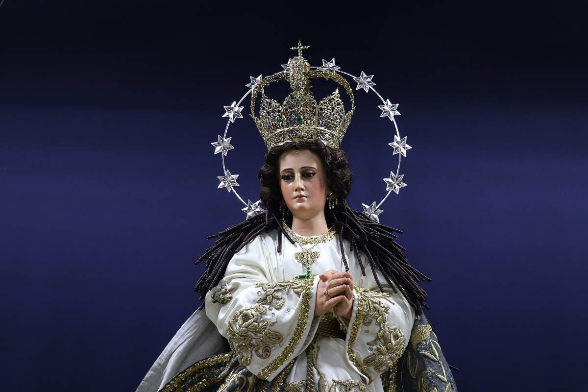 Virgen de Concepción regresa a su sitial y saldrá en procesión por tercera vez 