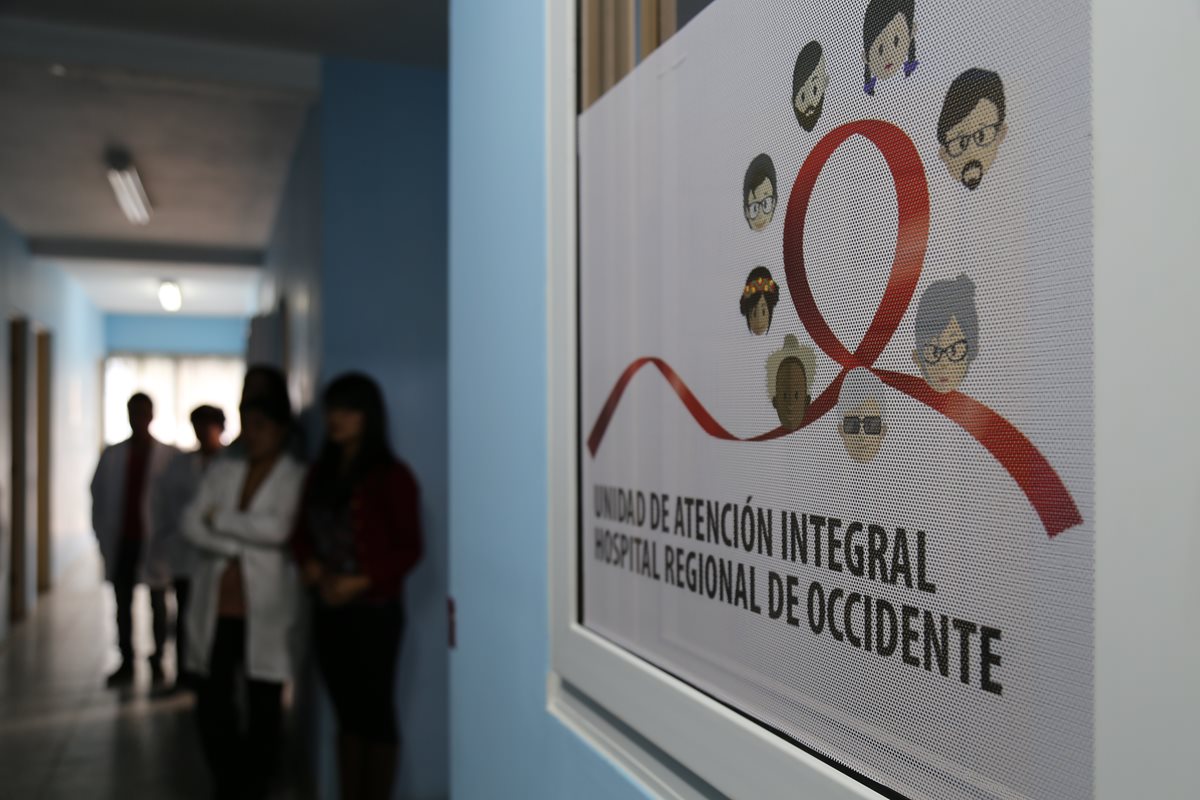 La Unidad de Atención Integral del Hospital Regional de Occidente atenderá a pacientes con VIH con problems de nutrición. (Foto Prensa Libre: Cortesía HRO)