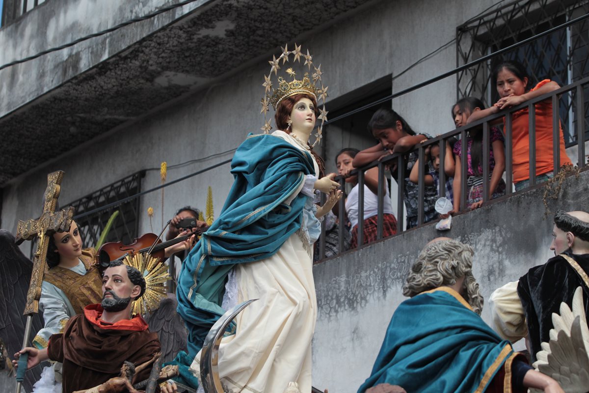 Virgen de la Pólvora, la imagen de la Inmaculada Concepción del Santuario Expiatorio del Sagrado Corazón de Jesús, Don Bosco (Fotografía: Érick Ávila)