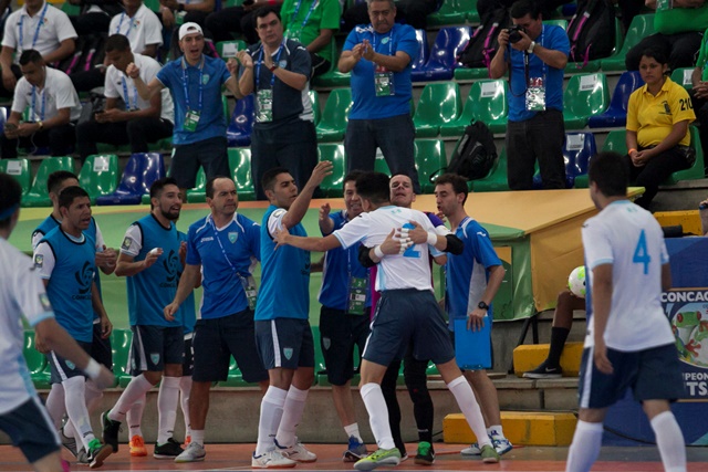 Guatemala festejó su primer triunfo en el Premundial de Costa Rica. (Foto Prensa Libre: Norvin Mendoza)