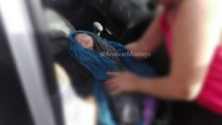 La bebé se encuentra estable en el Hospital Roosevelt. (Foto Prensa Libre: Amílcar Montejo)