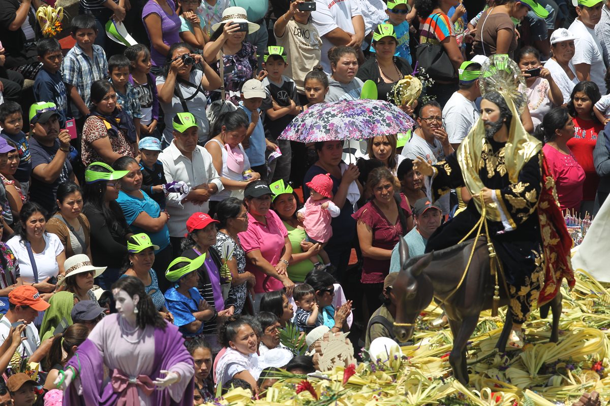 Hoy, primer día de la Semana Santa, se celebra la entrada triunfal de Jesús en Jerusalén para festejar la Pascua. (Foto Prensa LIbre: Hemeroteca PL)