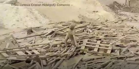 Las imágenes causan conmoción en el mundo. (Foto Prensa Libre: BBC Mundo)