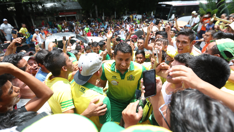 El portero Juan José Paredes es uno de los jugadores más queridos en Guastatoya. (Foto Prensa Libre: Francisco Sánchez)