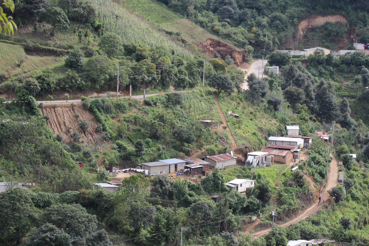 Más de la mitad de la población vive en lugares que son propensas a deslizamientos. (Foto Prensa Libre: Hemeroteca PL)