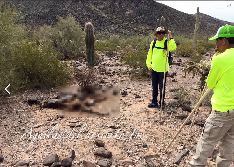 Águilas del Desierto es una organización que se dedican a la búsqueda y rescate de migrantes perdidos. (Foto Prensa Libre: Hemeroteca PL)