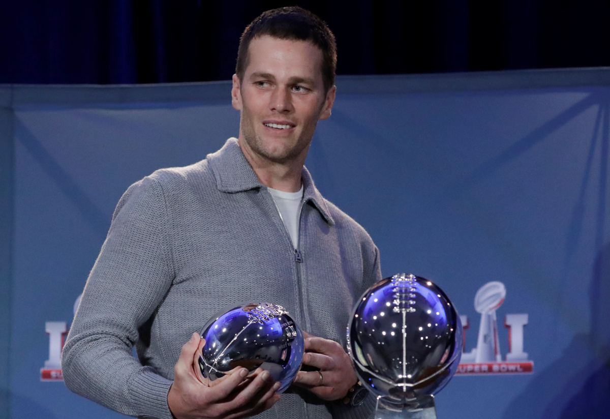 Tom Brady es la principal figura de los Patriots que ganaron el Super Bowl. (Foto Prensa Libre: AP)