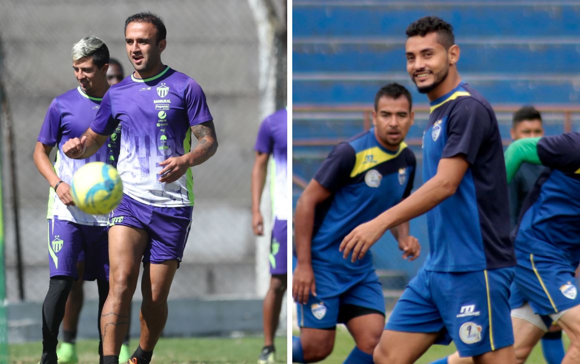 "El Moyo" Contreras y Danilo Guerra podrían ser los jugadores que marquen la diferencia en el juego de vuelta. (Foto Prensa Libre: TodoDeportes)