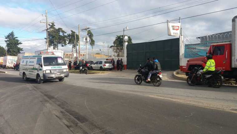 Predio en El Tejar, Chimaltenango, donde ocurrió un ataque armado. (Foto Prensa Libre)