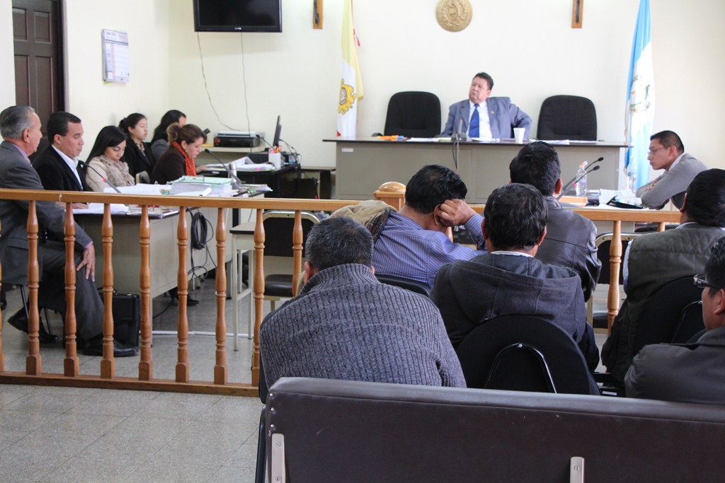 Tribunal de Sentencia de la cabecera de Totonicapán. (Foto Prensa Libre: Édgar Domínguez).