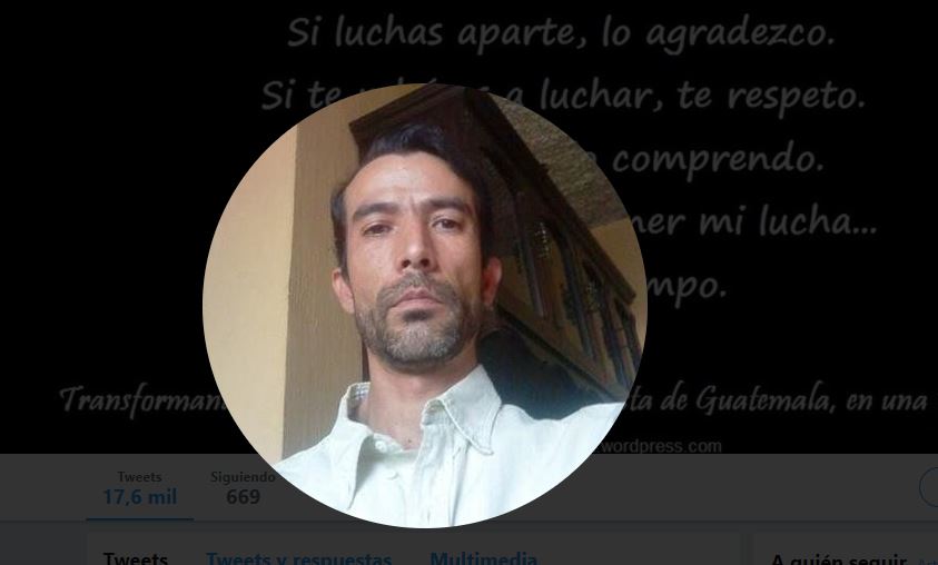 Foto de perfil en Twitter de José Daniel Rodríguez.