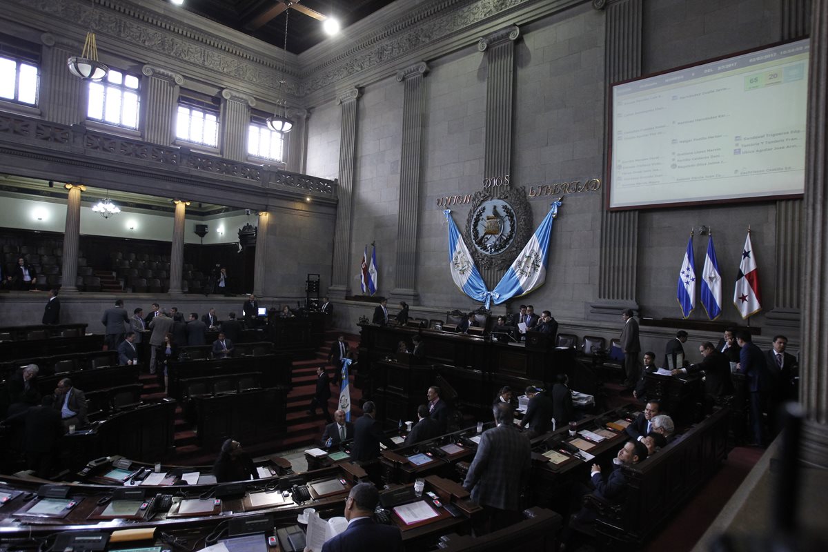 El Pleno tiene programado retomar la discusión de las reformas constitucionales este miércoles. (Foto Prensa Libre: HemerotecaPL)