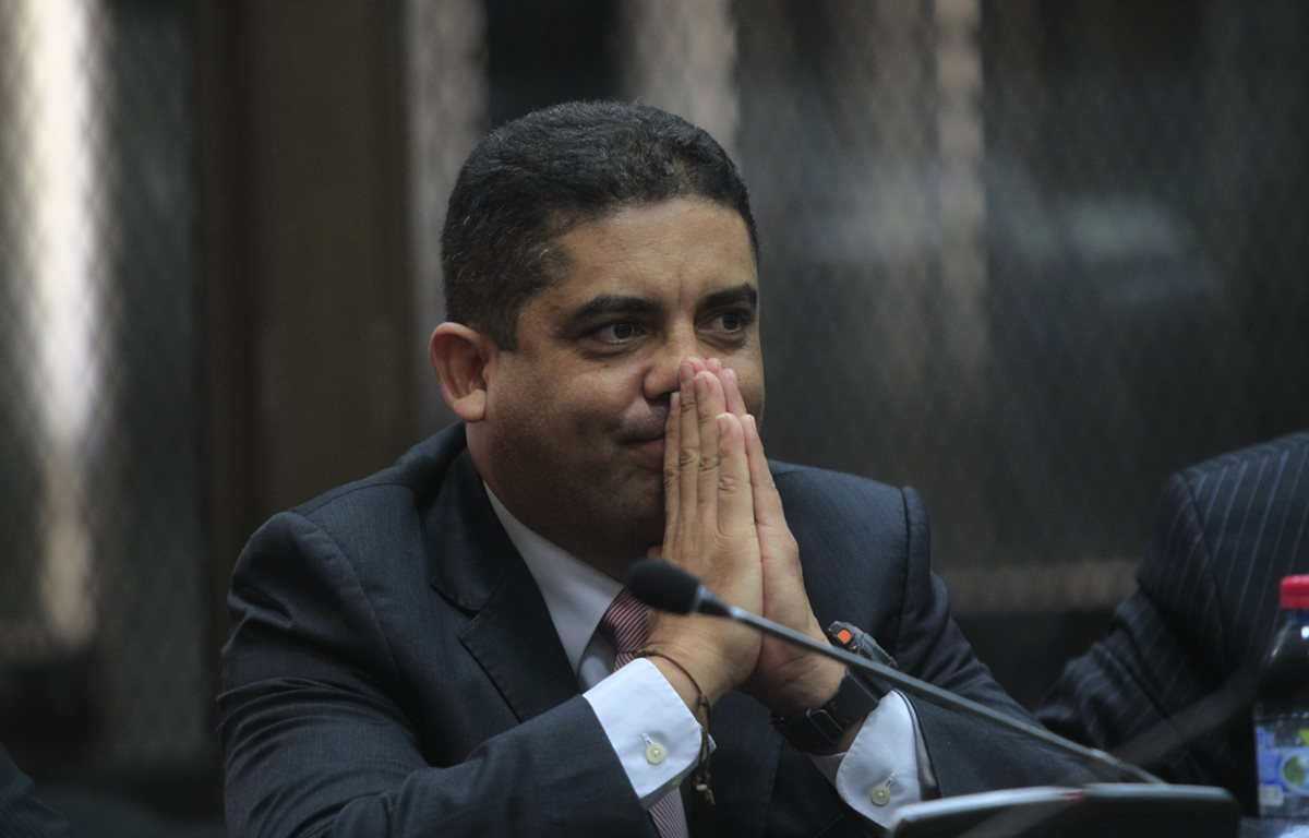Juan Carlos Monzón durante una audiencia en el Juzgado de Mayor Riesgo B en 2016. (Foto Prensa Libre: Hemeroteca PL)