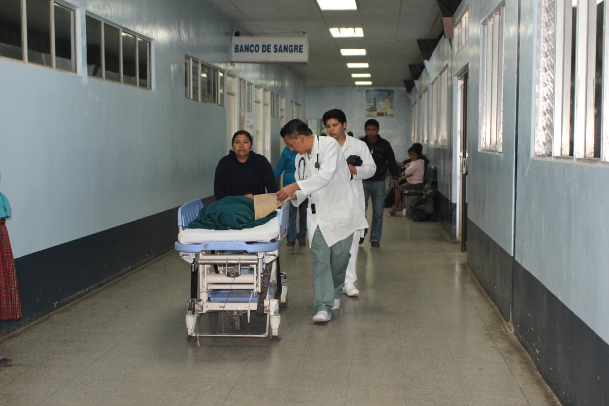 Emergencia del Hospital Nacional de San Marcos. (Foto Prensa Libre: Aroldo Marroquín)