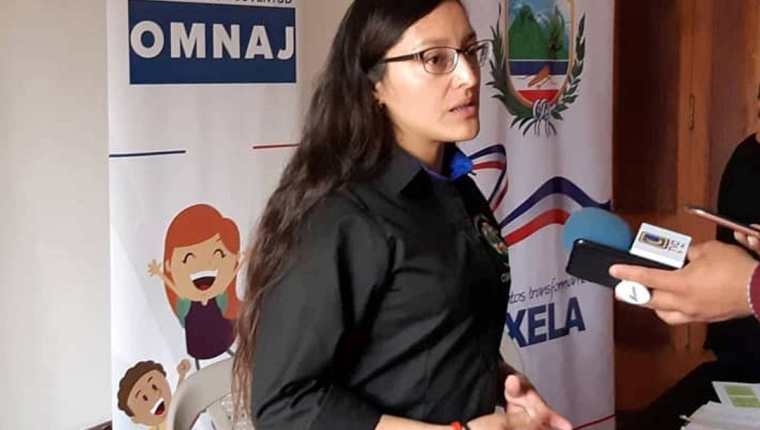 La concejal Mirta durante una entrevista en 2018. (Foto Prensa Libre: cortesía)