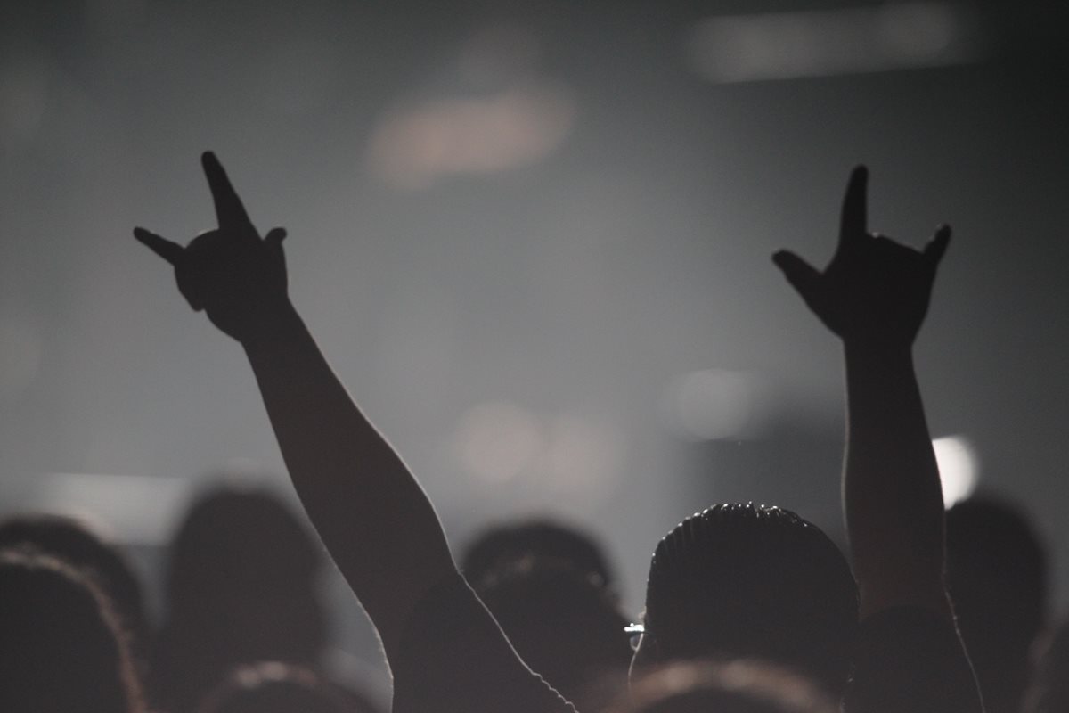 Los fanáticos del heavy metal acuden en masa cuando se organiza un concierto (foto Prensa Libre: Keneth Cruz).