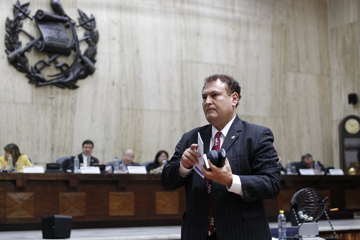 Fiscalía pidió el antejuicio contra el magistrado por enriquecimiento ilícito. (Foto Prensa Libre: Hemeroteca PL)