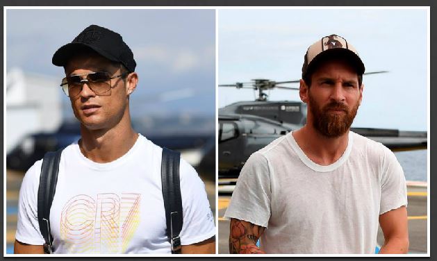 Cristiano Ronaldo y Leo Messi a su llegada a Mónaco. (Foto Prensa Libre: cortesía UEFA)