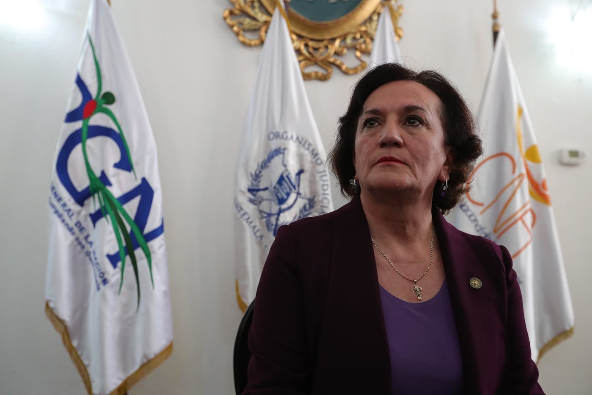 Anabella Morfín sale del cargo con tres casos en proceso. (Foto Prensa Libre: Hemeroteca PL) 