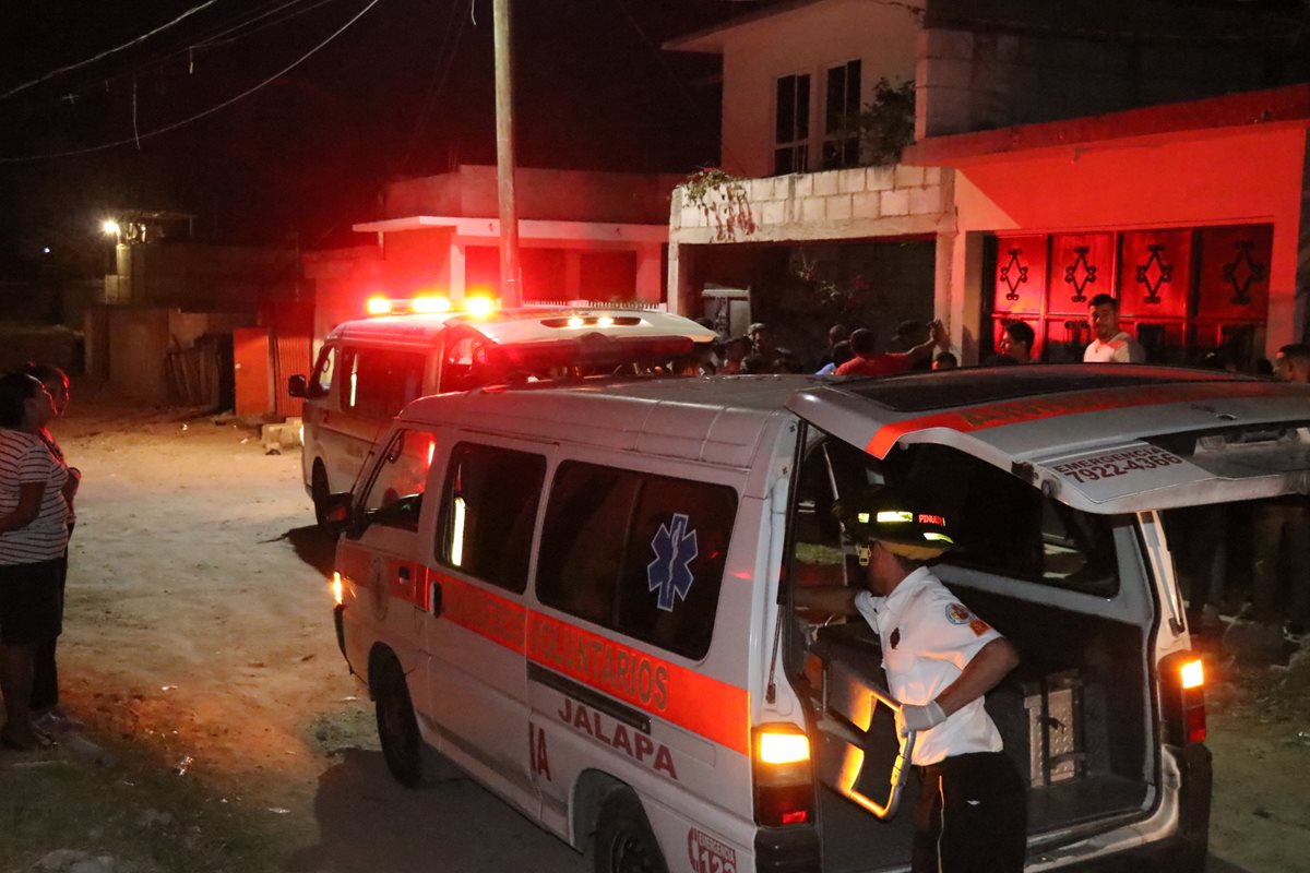 Sector donde se registró el ataque en la cabecera de Jalapa. (Foto Prensa Libre: Hugo Oliva).