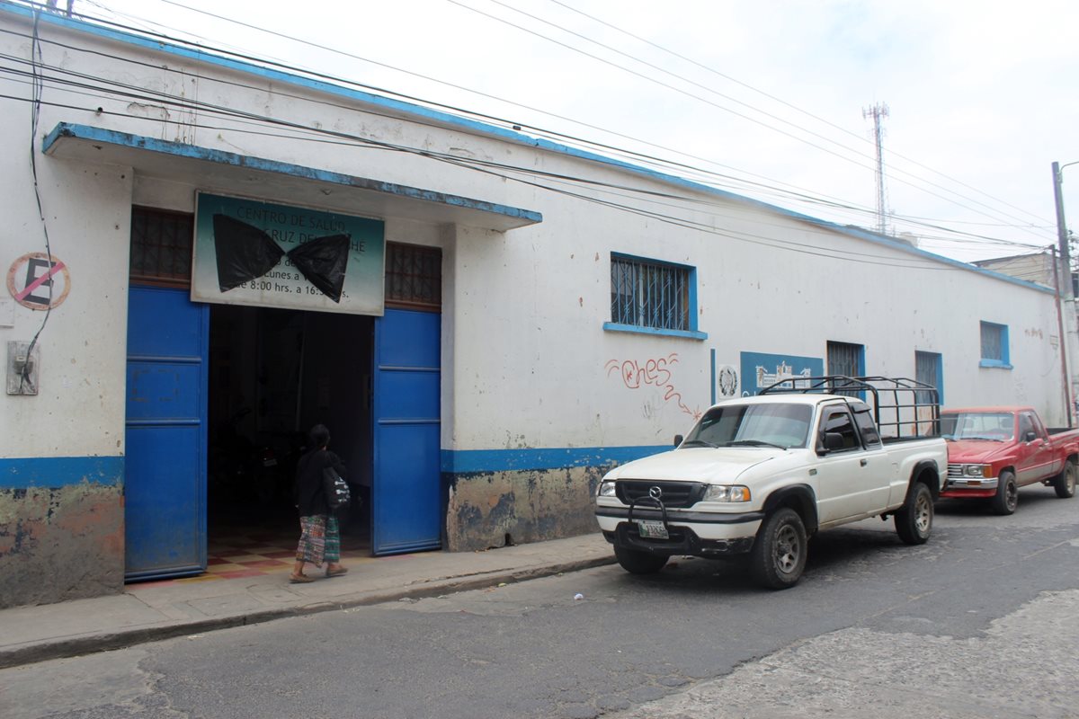 Centro de Salud de Santa Cruz del Quiché, donde se detectó el primer caso de zika en Quiché. (Foto Prensa Libre: Óscar Figueroa)
