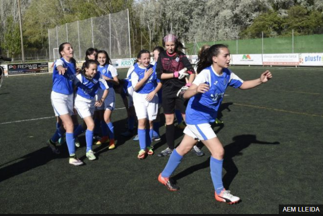 El grupo de jugadores del AEM Lleida han crecido juntas y desde pequeñas han deslumbrado por su disciplina y ambición.