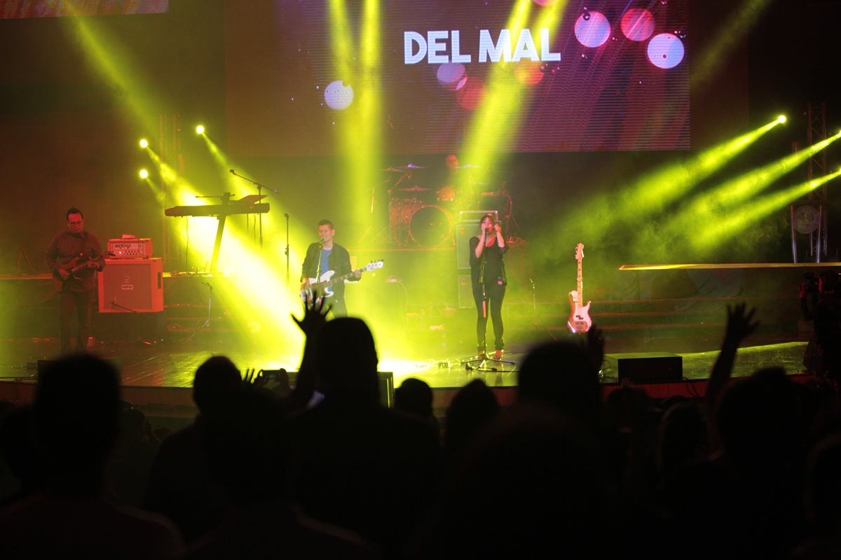 Explo Music Fest reúne a las mejores bandas de música cristiana. (Foto Prensa Libre: Ángel Elías)