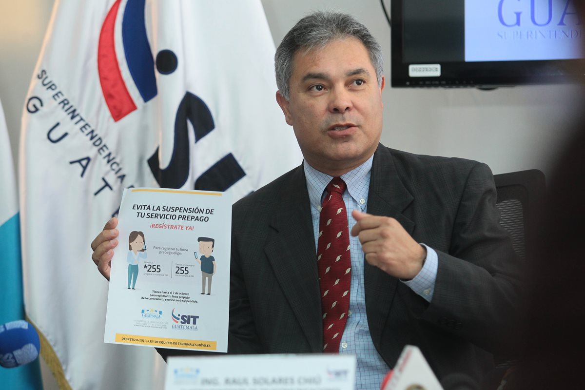 Raúl Solares Chiú, jefe de la SIT. (Foto Prensa Libre: Álvaro Interiano)