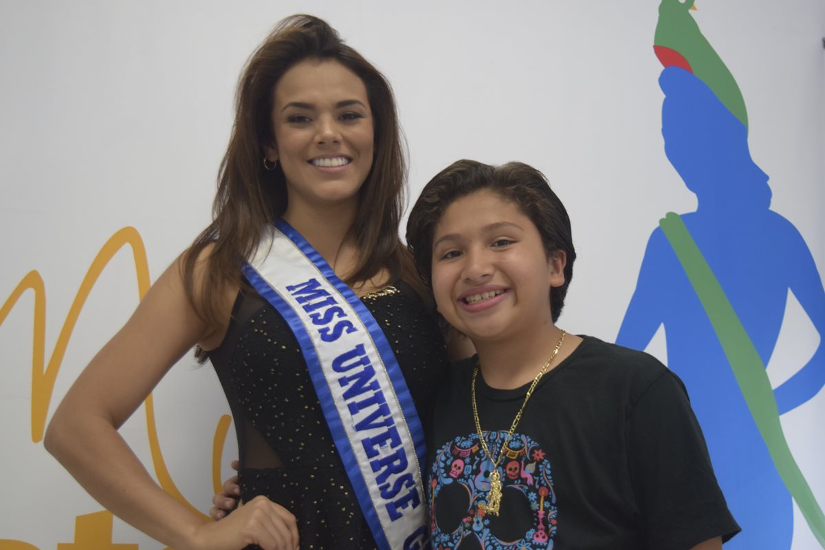 Miss Universo Guatemala, Virginia Argueta, convivió con el actor Anthony González, quien ha destacado en Hollywood. (Foto Prensa Libre: Giovanni Bautista)