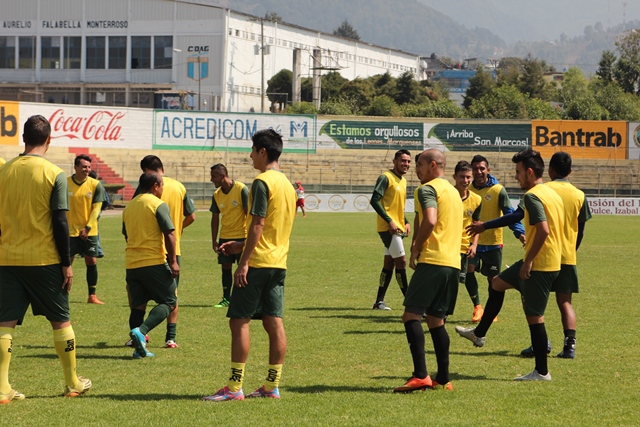 Marquense cerró su preparación para enfrentar el domingo a Municipal. (Foto Prensa Libre: Aroldo Marroquín)