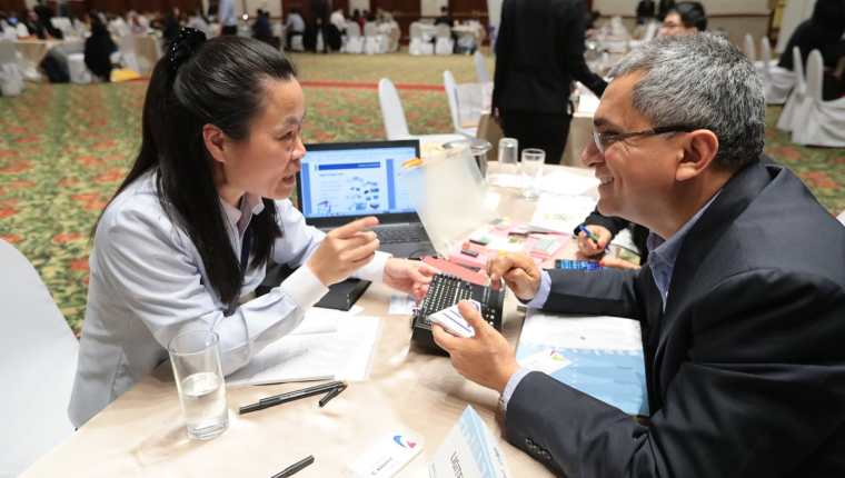 En marzo de este año una misión de empresarios de China Taiwán estuvo en Guatemala en busca de negocios en Guatemala y aumentar el intercambio comercial. (Foto Prensa Libre: Hemeroteca)