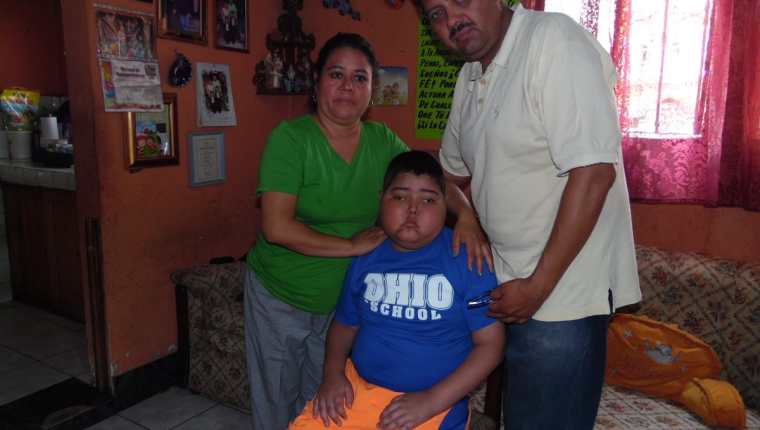 La familia de Marcos Castellanos reside en El Tejar, Chimaltenango. (Foto Prensa Libre: José Rosales)