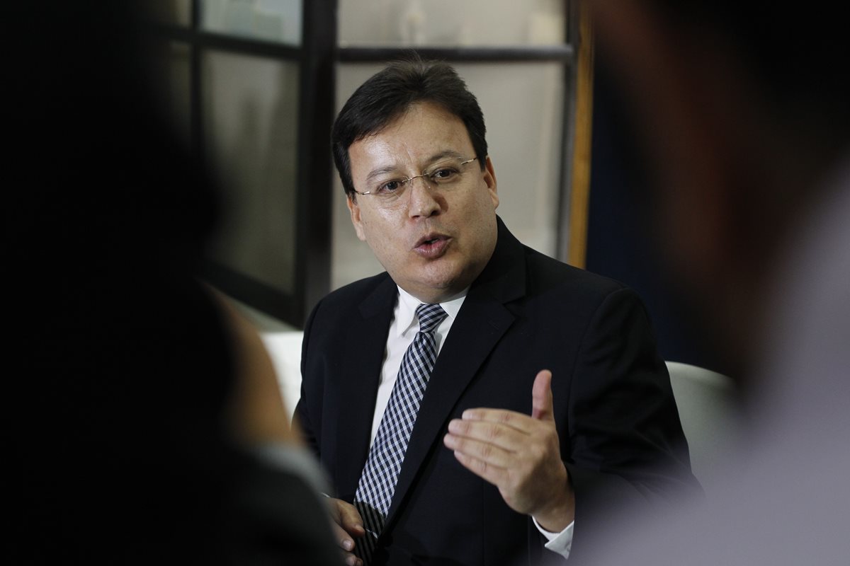 Vladimir Aguilar, magistrado de la Corte Suprema de Justicia. (Foto Prensa Libre: Paulo Raquec)