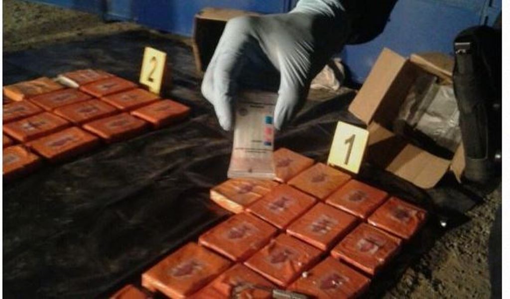 Paquetes con droga localizados en Tactic, Alta Verapaz. (Foto Prensa Libre: MP).