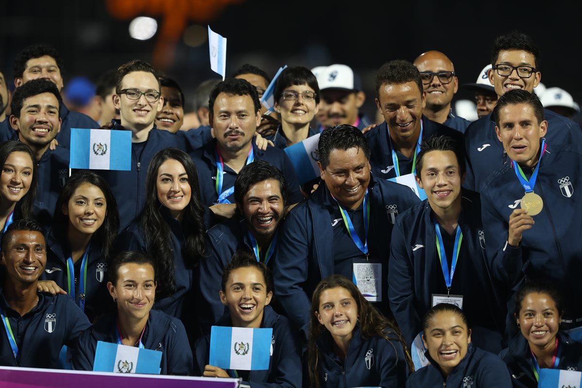 La delegación guatemalteca dio su máximo esfuerzo y se quedó con el primer lugar de las justas. (Foto Prensa Libre: Carlos Vicente)