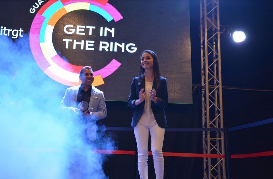 Karen Cecilia Cojulún de Llenamáster fue la ganadora de Get in the Ring Guatemala del 2017. (Foto Prensa Libre: UFM)
