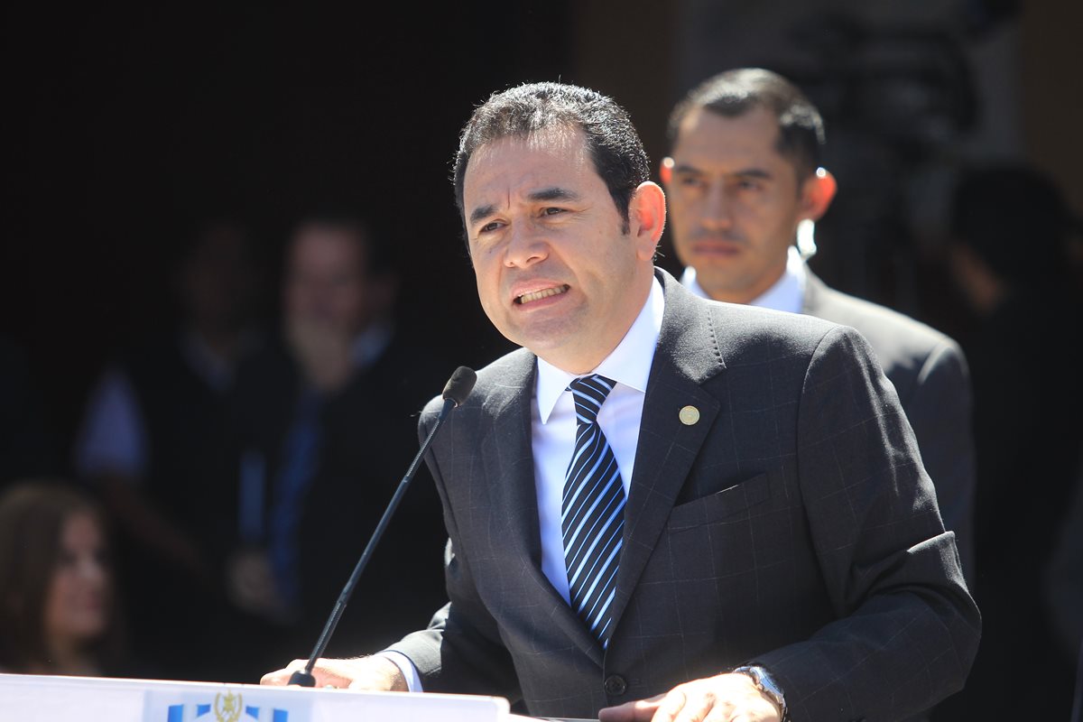 Sectores sociales demandan más liderazgo del presidente Jimmy Morales. (Foto Prensa Libre: Hemeroteca PL)
