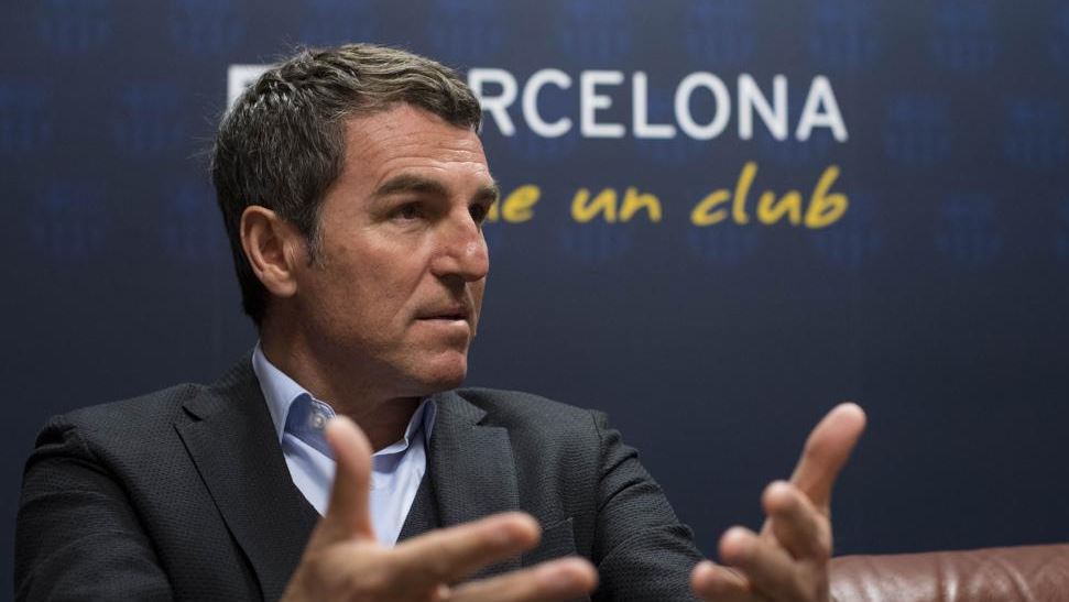 Robert Fernández, secretario técnico del FC Barcelona, habló de los fichajes del equipo catalán. (Foto Prensa Libre: Hemeroteca PL)