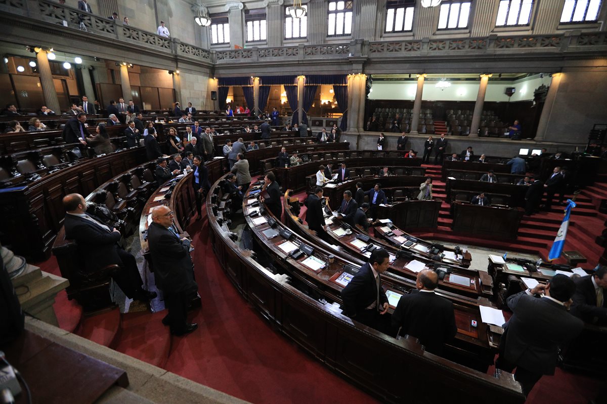 Diputados, en sesión plenaria. (Foto Prensa Libre: Hemeroteca PL)