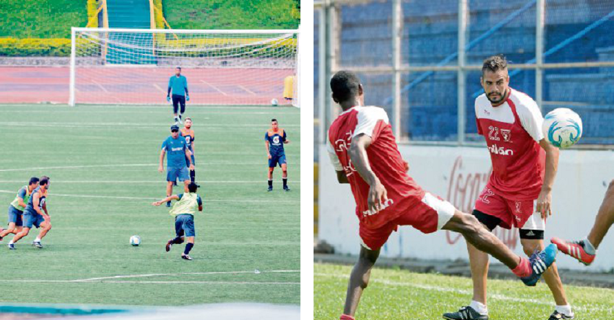 Comunicaciones y Suchitepéquez se medirán esta noche en el juego de ida de la gran final del Clausura 2016. (Foto Prensa Libre: Edwin Fajardo y Francisco Sánchez)